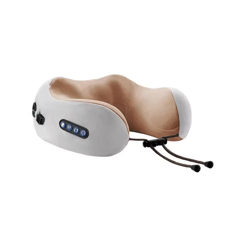 Rechargeable Neck Massager U Shaped Pillow Multifunctional Portable Shoulder Cervical Massager Outdoor Home Car Relaxing Massage